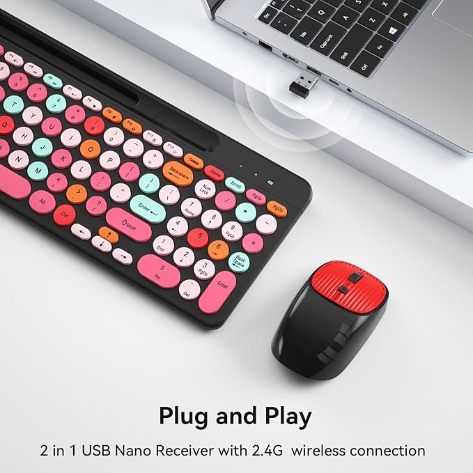 Retro Typewriter Wireless Keyboard - Image 2