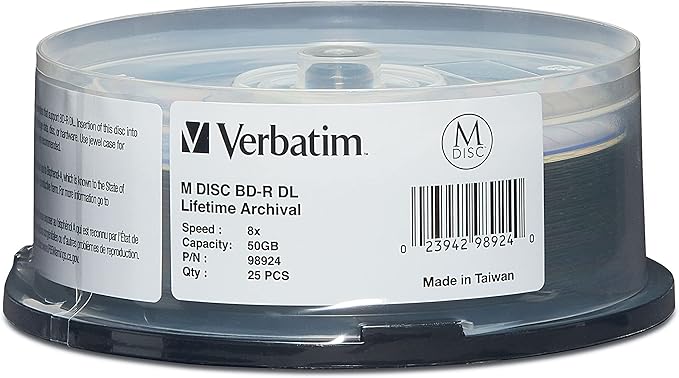 Verbatim M DISC BD-R DL 50GB 8X by Verbatim
