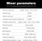 G-MARK MK800MP3 Professional Audio Mixer Sound Board 8 Channels Mixing Console - Image 7