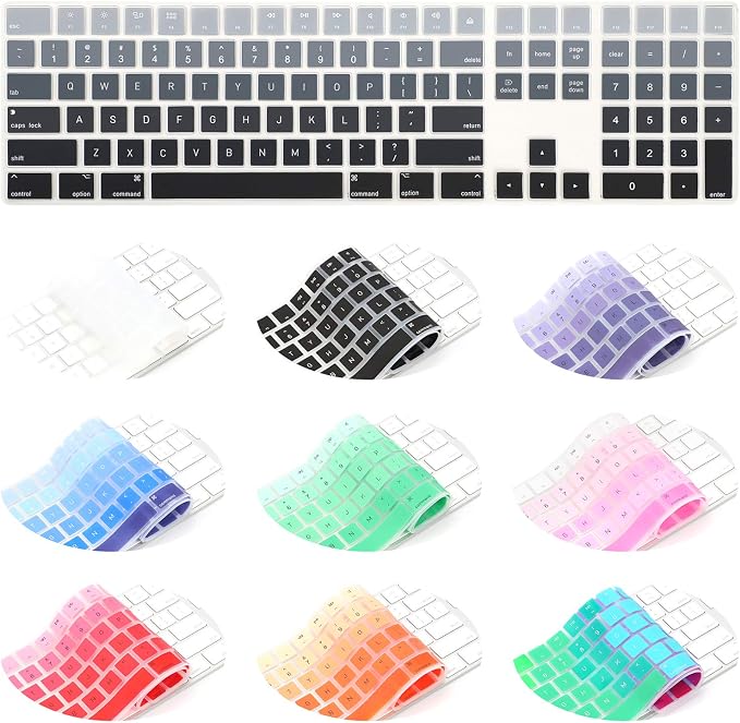 Allinside Ombre Gray Cover for Apple iMac Magic Wireless Keyboard - Image 7