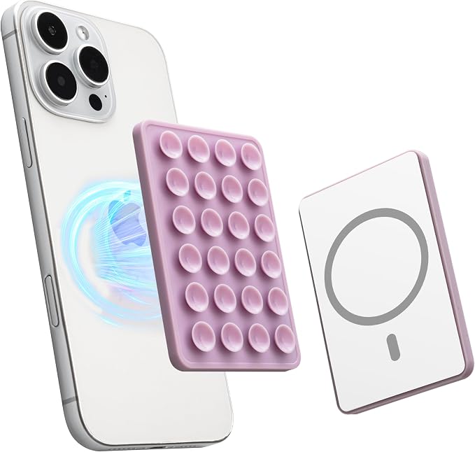 Sucky Upgraded Magnetic Suction Cell Phone Grip by Sucky