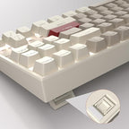 MageGee 75% Mechanical Gaming Keyboard, LED White Backlit, 87 Keys Compact TKL - Image 5