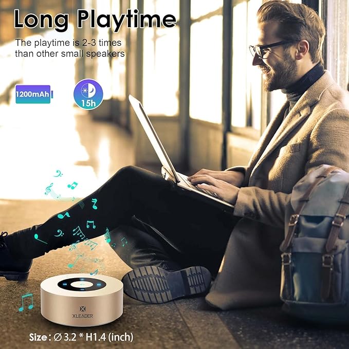 XLeader Small Bluetooth Speaker Portable Speakers Bluetooth Wireless - Image 5