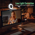 Angetube Streaming Webcam with Microphone: 1080P 60FPS USB Web Cam with Ring - Image 7
