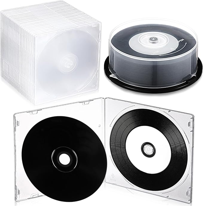 25 Pcs Recordable Blank Media Discs 700MB 80 Minutes 52X by Unknown