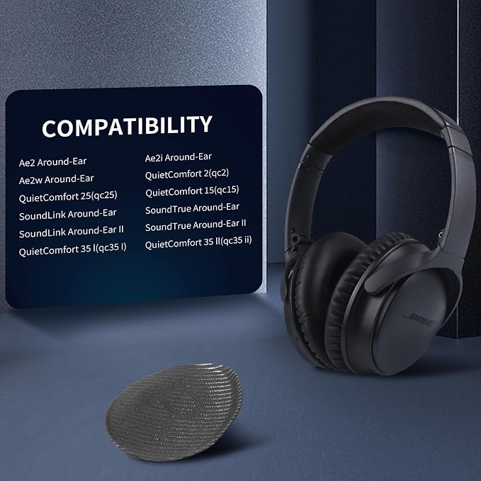 Ear Pads for Bose QC35: Durable Comfortable Noise Cancellation Replacement - Image 3