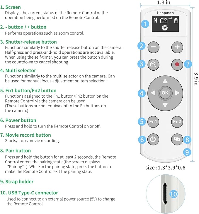 for Nikon Rechargeable Wireless Remote Control - Image 6