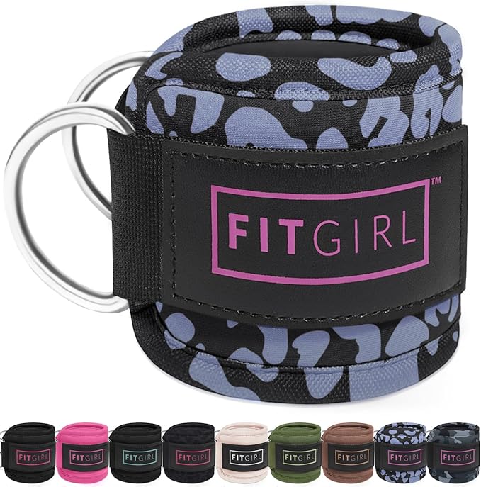 FITGIRL - Ankle Strap for Cable Exercise Machines, Work Out Cuff Attachment for by FITGIRL