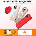 Magnetic Phone Ring Grip Holder, Silicone Finger Loop Grip, Compatible - Image 6