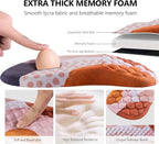 Mouse Pad Wrist Support, Laokiiy 2 in1 Keyboard Wrist Rest+ Ergonomic Mouse Pad - Image 3