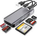 5-in-1 Multi Memory Card Reader, Aluminum SD/TF/CF/MS/M2/Micro SD Card Reader by JOOPSHEE