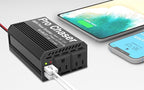 Pro Chaser 400W Car Power Inverter 12V DC to 110V AC Car Truck RV Inverter 6.2A - Image 4