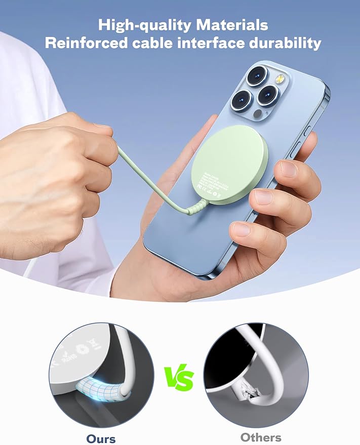 Magnetic Wireless Charger Fast Charge Strong Magnet Charging Pad - Image 8