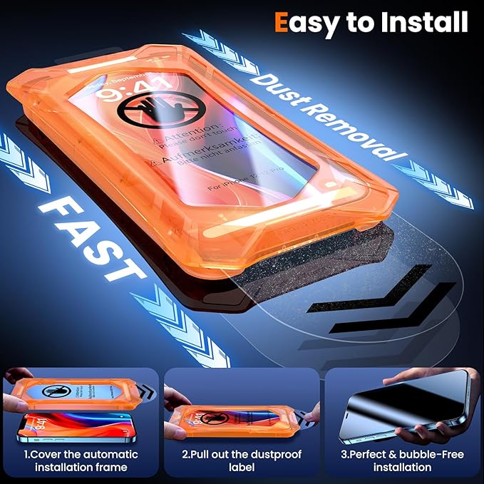 UniqueMe for iPhone 12 / iPhone 12 Pro Screen Protector - Image 2