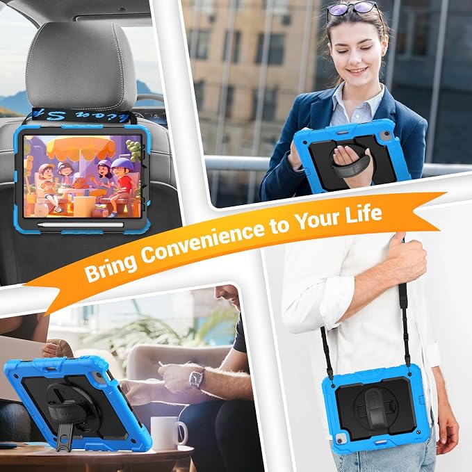 SEYMAC for iPad Air 5th/ 4th Generation Case 10.9", Full-Body Shockproof - Image 6