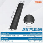 VEVOR 3 PCs Drop Over Cable Cover Ramp, 000 lbs/axle Load Capacity, Heavy Duty - Image 7
