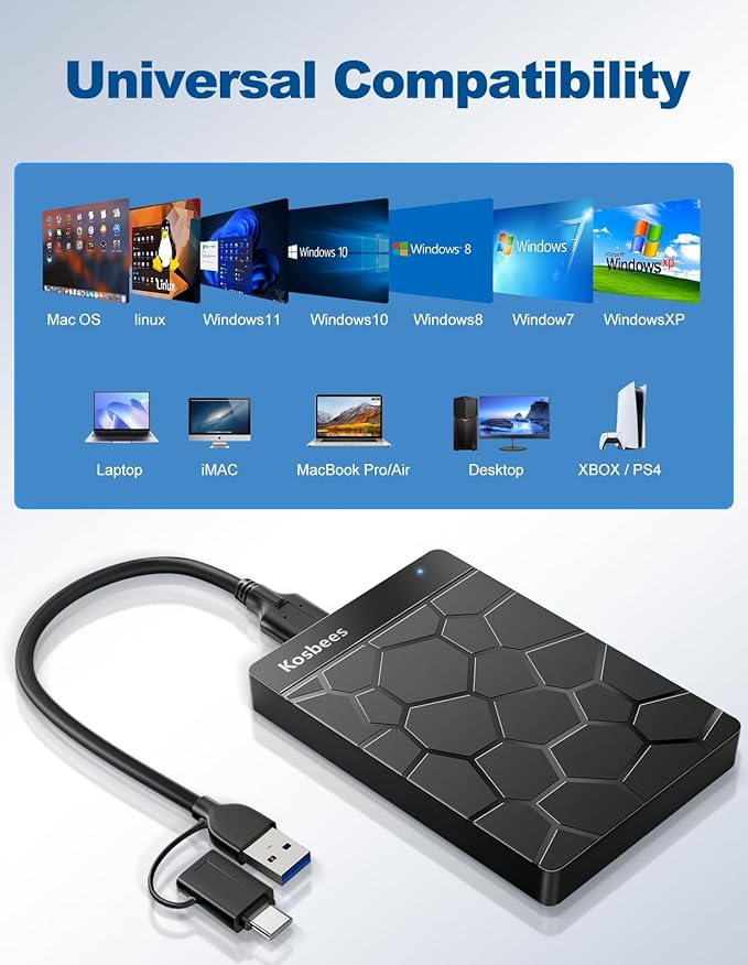 1 TB External Hard Drives, Portable Hard Drive - Image 5