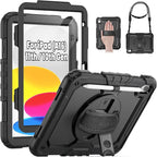 SEYMAC for iPad 11th/10th Generation Case 2025/2022, Sturdy Heavy Duty by SEYMAC