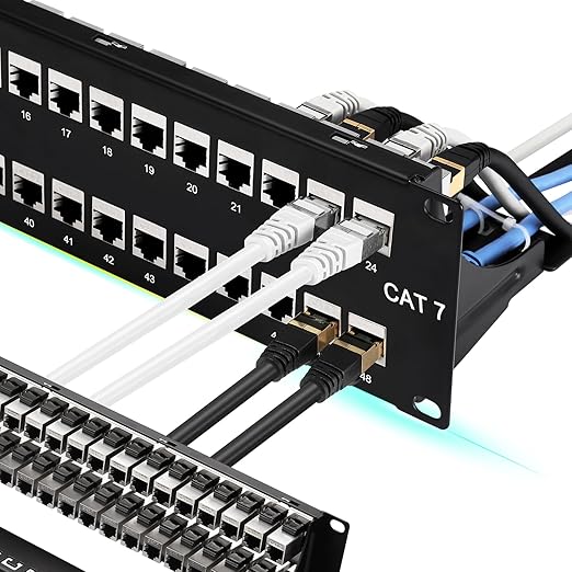Rapink 48 Port Cat7 Patch Panel by Rapink