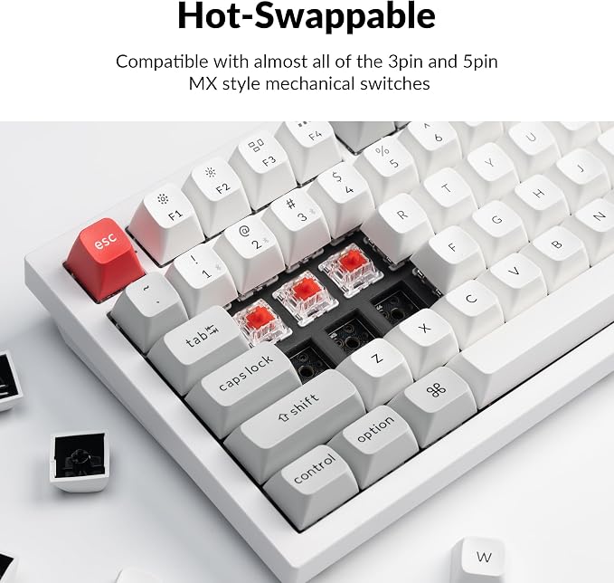 Keychron Q6 Pro Full Aluminum RGB Wireless/Wired Custom Mechanical Keyboard - Image 5
