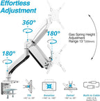 AVLT Single 17"-49" Super Ultrawide Monitor Arm - Image 3