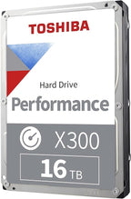 Toshiba X300 16TB Performance & Gaming 3.5-Inch Internal Hard Drive – CMR SATA by Toshiba