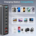 500W USB C Fast Charger Block, 8 Port USB Charging Station, GaN Ⅲ Pro Double - Image 7