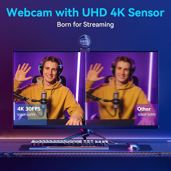 EMEET S600 4K Webcam for Streaming - Image 2
