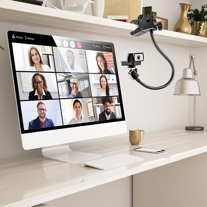 Webcam Stand, Webcam Mount Gooseneck Arm - Image 6