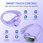 Wireless Earbuds, 2025 Bluetooth 5.4 Headphones Sport, 50H Stereo Wireless - Image 5