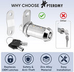 PTEROMY 2 Pack Cabinet Lock - Image 2