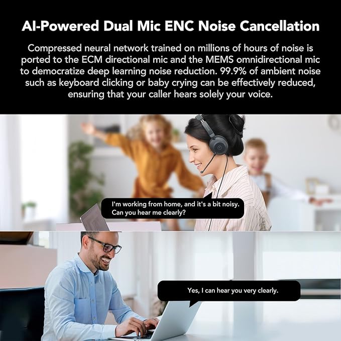 NUROUM HP21 USB Headset with Microphone - Image 2