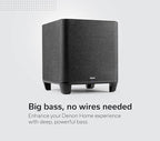 Denon Home Subwoofer – Deep, Powerful Bass, Wireless Streaming, Pair Home - Image 4