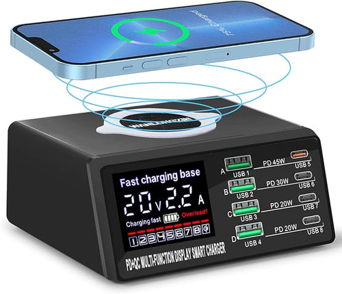 100W 8Port USB Charging Station by WANLONGXIN