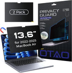Magnetic Privacy Screen for MacBook Air 13 & 13.6 Inch, Removable Washable by OTAO