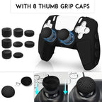 SIKEMAY Anti-Slip PS5 Controller Skin, Soft Thicken Non-Slip Studded Silicone - Image 7