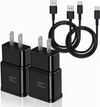 Type C Charger Fast Charging, 2 Pack USB C Android Phone Wall Charger Block & by Cndons