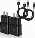 Type C Charger Fast Charging, 2 Pack USB C Android Phone Wall Charger Block & by Cndons