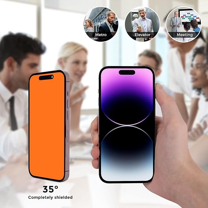 For iPhone 14 pro max/iPhone 15 plus Privacy Screen Protector - Image 3