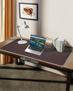 Leather Desk Pad Protector, Mouse Pad, Non-Slip PU Leather Desk Blotter - Image 7