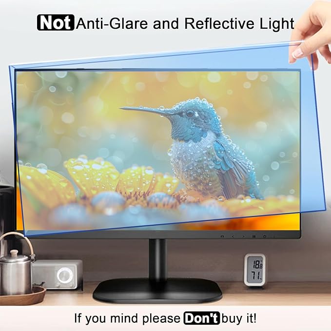 27-28 Inch Blue Light Filter for Computer Monitor, Computer Screen Blue Light - Image 3