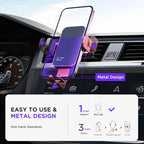 Wireless Car Charger, 【7 Colored RGB Backlit】Mosurr 15W Auto Clamping Car - Image 5