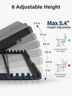Kootek Laptop Cooling Pad, Laptop Cooler - Image 3