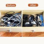 150PCS 8 Inch Cable Ties Reusable Multi-Purpose Wire Ties Cord Organizer - Image 6