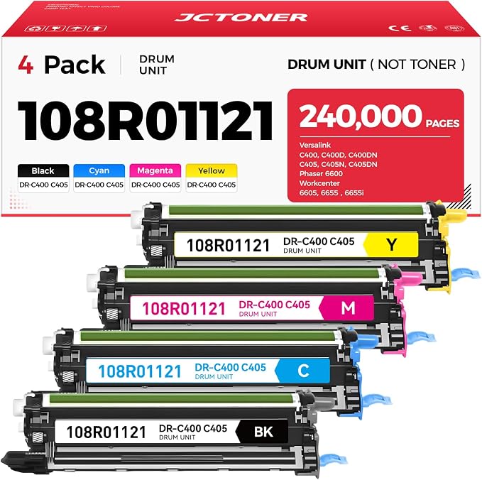 C400 C405 Drum Unit 108R01121 Imaging Drum Replacement by JCTONER