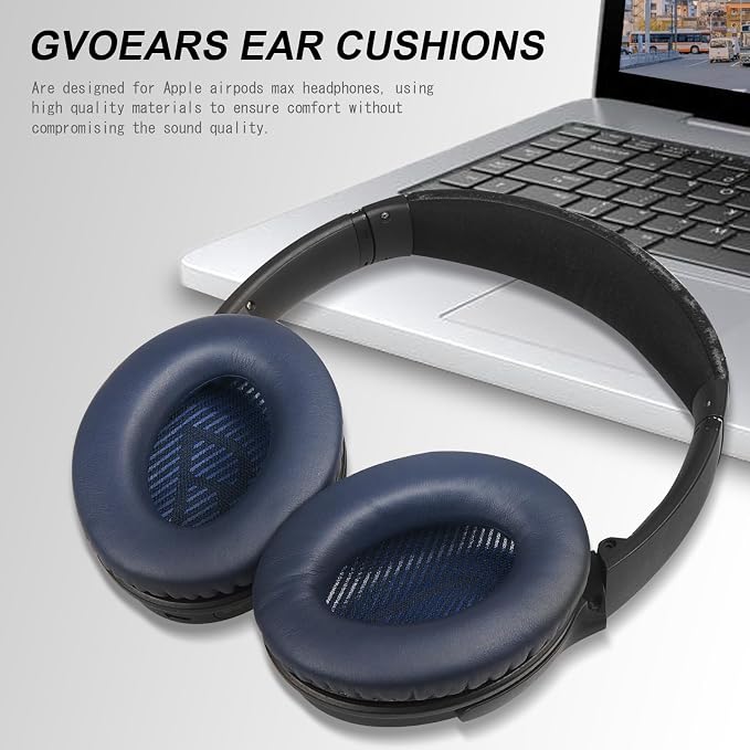 Premium Replacement Ear Pads for Bose QC35 & QC35ii Headphones by GEVO- - Image 7