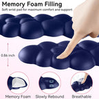 Cloud Wrist Rest for Computer Keyboard, 4-in-1 Memory Foam Leather Cloud - Image 5