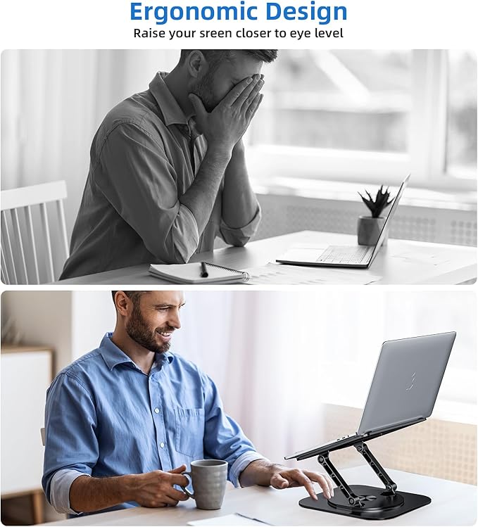 Laptop Stand for Desk, Ergonomic Laptop Riser - Image 6