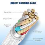 3-Pack Grey 6.6FT 60W USB C to USB C Cable, Type C to Type C Cable, Fast - Image 5