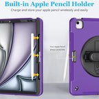 Case for iPad Air 13 Inch M3 2025 & M2 2024: Military Grade Cover for iPad Pro - Image 8